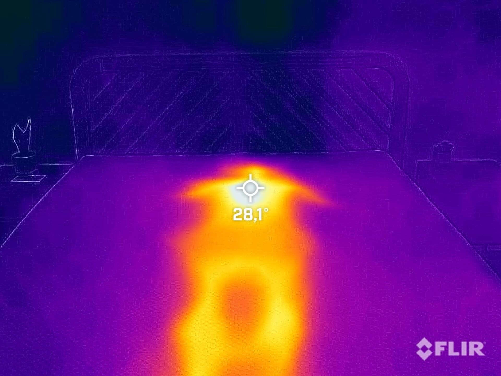 temperatura topper bambu hypnia con durmiente